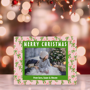 Carte Postale Sucres de canne de Noël Noël Noël Fêtes photo pers