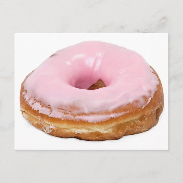 Carte Postale Sucres Dessert Nourriture Rose Saucisse Frosted (Devant)