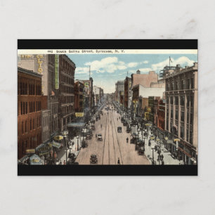 Carte Postale Sud Salina St Syracuse NY Vintage 1917