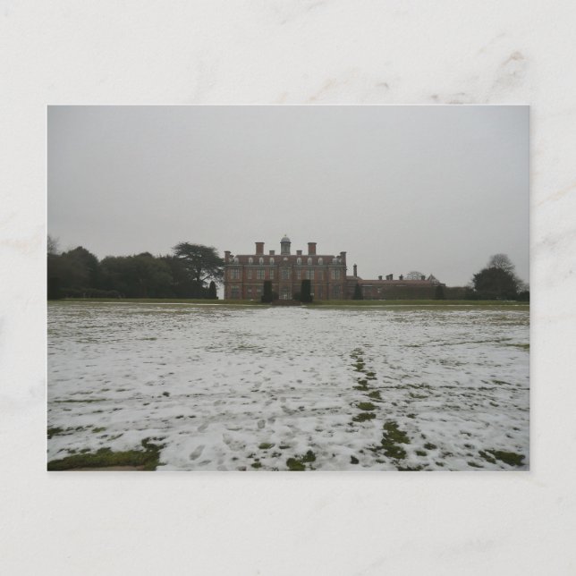 Carte Postale Sudbury Hall à Derbyshire, Angleterre (Devant)