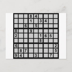Carte Postale Sudoku - Brainteaser