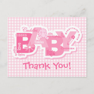Carte Postale Sugar & Spice Bunny Merci
