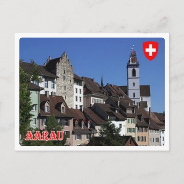 Carte Postale Suisse - Aarau (Devant)