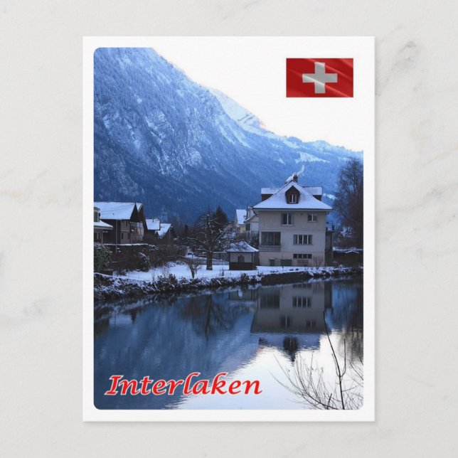 Carte Postale Suisse - Interlaken (Devant)