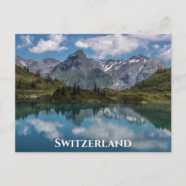 Carte Postale Suisse Lac Trubsee - Photo de voyage (Devant)