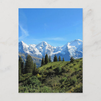 Carte Postale Suisse Majestic Belles Montagnes