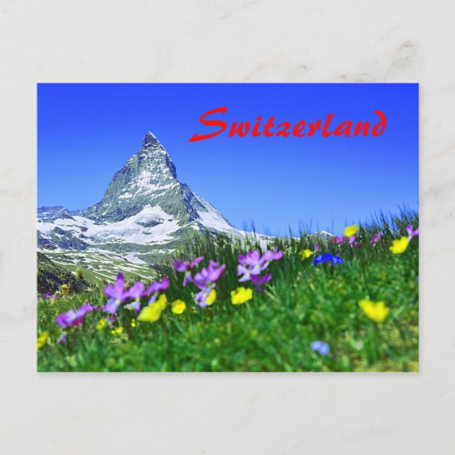 Carte Postale Suisse pittoresque Matterhorn (Devant)
