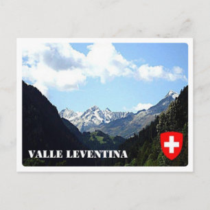 Carte Postale Suisse - Vallée de Leventina -