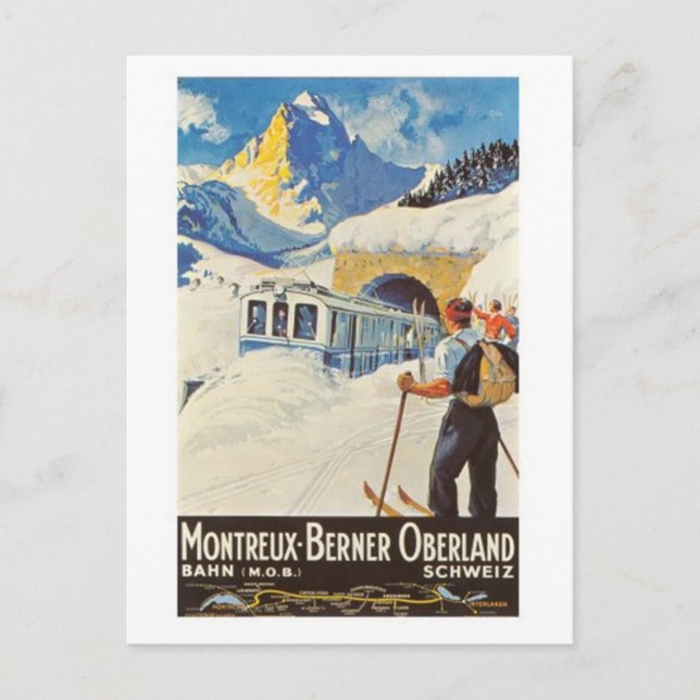 Carte Postale Suisse vintage - (Devant)