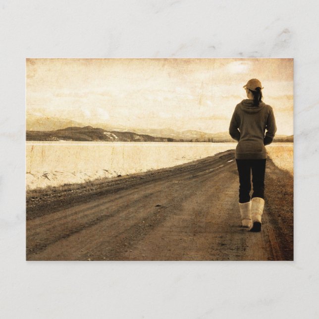 Carte Postale Suivez votre chemin (Devant)