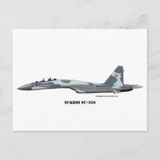 Carte Postale Sukhoi SU-35S
