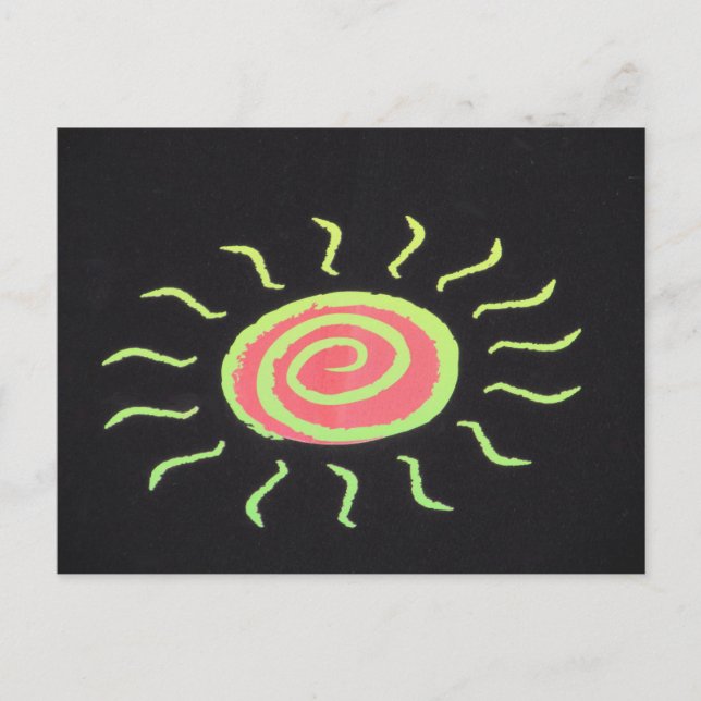 Carte postale Sun (Devant)