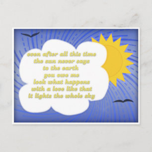 Carte Postale Sun Love For Earth par Hafiz