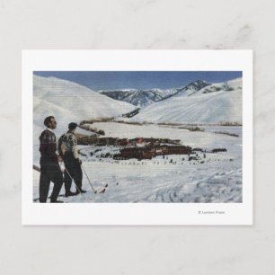 Carte Postale Sun Valley, ID - Scène hivernale de Sun Valley