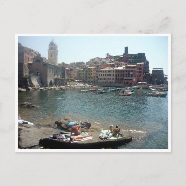 Carte Postale sunbake vernazza (Devant)