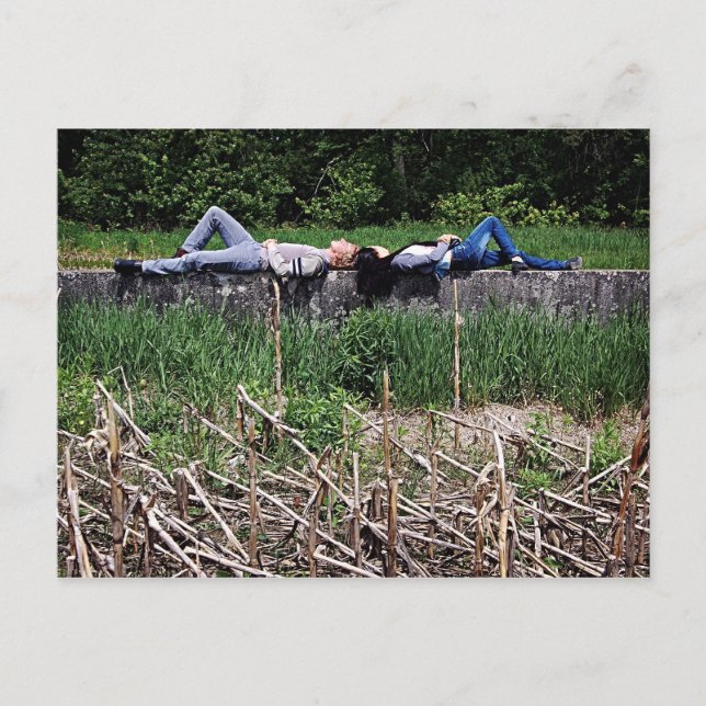 Carte Postale Sunbathing - Shift by Richard Serra (Devant)