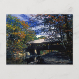 Carte Postale Sunday River Artistes Pont couvert Maine