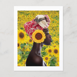 Carte Postale Sunflower africaine
