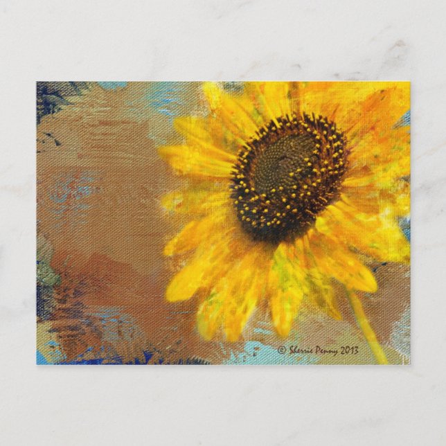 Carte postale Sunflower Burst (Devant)