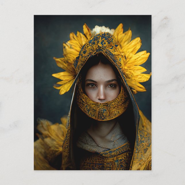 Carte Postale Sunflower Maiden (Devant)