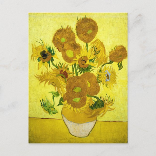 Carte Postale Sunflowers Vincent van Gogh (Devant)