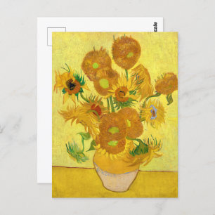Carte Postale Sunflowers, Vincent van Gogh