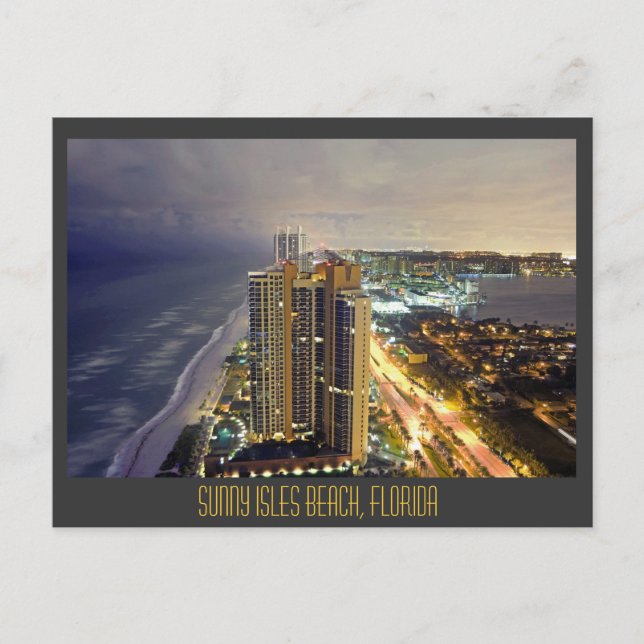 Carte Postale Sunny Isles Beach, Floride, États-Unis (Devant)