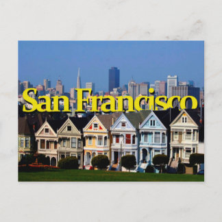 Carte Postale Sunny San Francisco avec San Francisco dans le cie