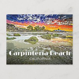 Carte Postale Sunrise Carpinteria Beach