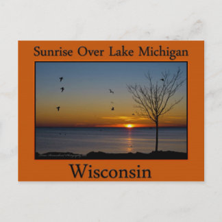 Carte Postale Sunrise du Wisconsin