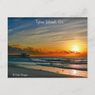 Carte Postale Sunrise - Île Tybee
