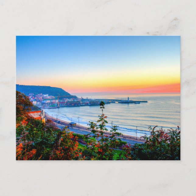 Carte Postale Sunrise Scarborough (Devant)