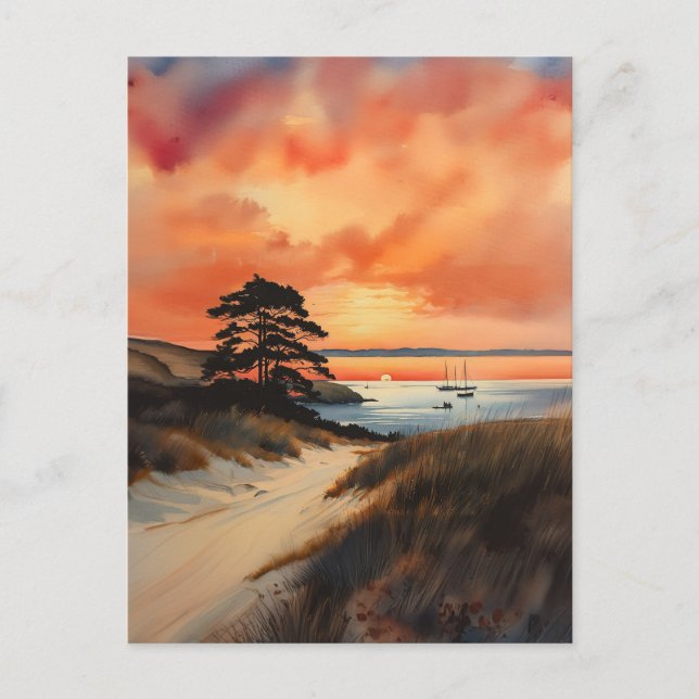 Carte Postale Sunrise Serenity à Buzzard's Bay (Devant)