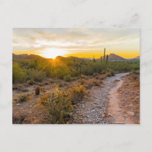 Carte Postale Sunrize Over Arizona Trail