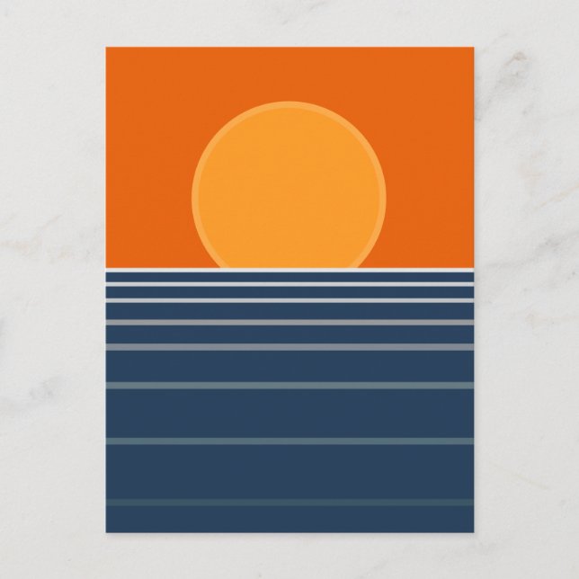 Carte Postale Sunset  (Devant)