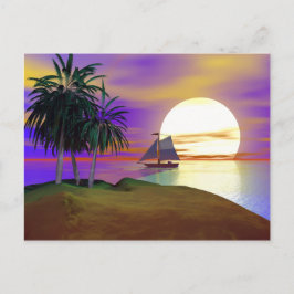 Carte Postale Sunset