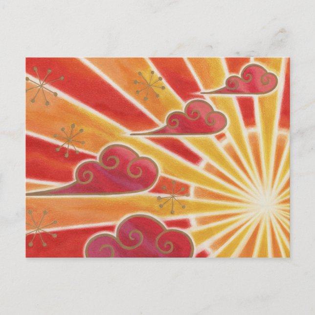 Carte postale Sunset (Devant)