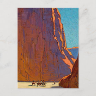 Carte Postale "Sunset Canyon de Chelly" par Edgar Payne