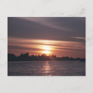 Carte Postale Sunset de la rivière Siagon