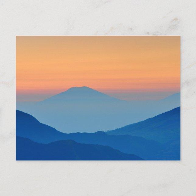 Carte Postale Sunset Mountains Abstract (Devant)