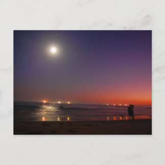 Carte postale Sunset Ocean Kiss