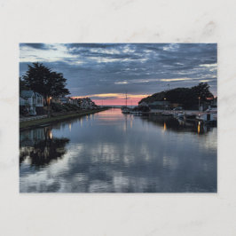 Carte Postale Sunset on the bude canal.