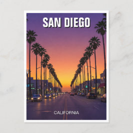 Carte Postale Sunset San Diego California