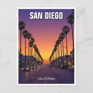 Carte Postale Sunset San Diego California