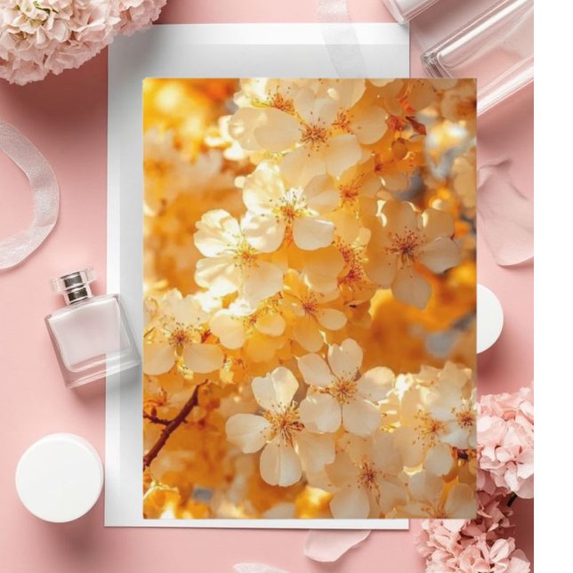 Carte Postale Sunset Serenity" Landscape Art Postcard | Premium  (Créateur téléchargé)