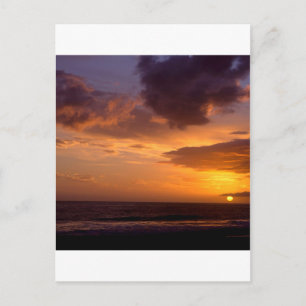 Carte Postale Sunset Sky Carpinteria Californie