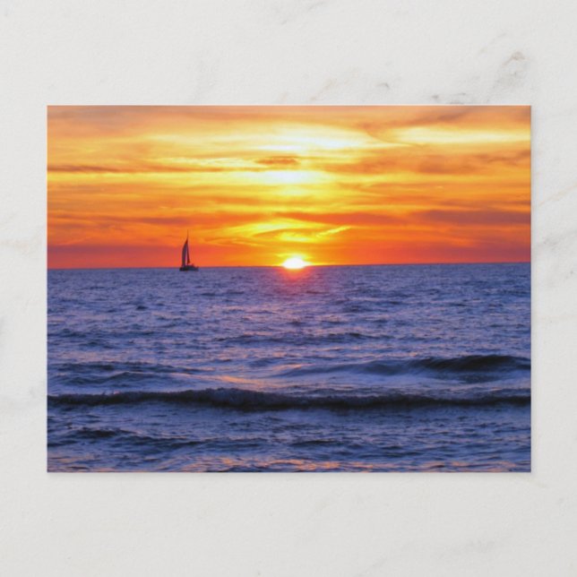 Carte postale Sunset South Haven (Devant)