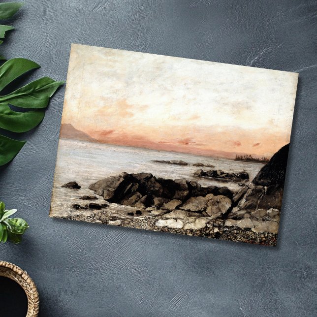 Carte Postale Sunset, Vevey, Suisse - Gustave Courbet (Créateur téléchargé)