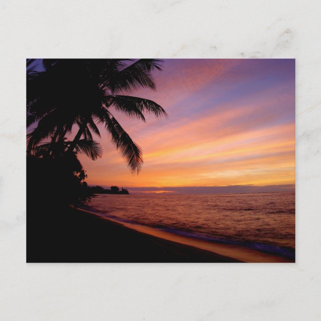 Carte postale - Sunset Waialua (Devant)