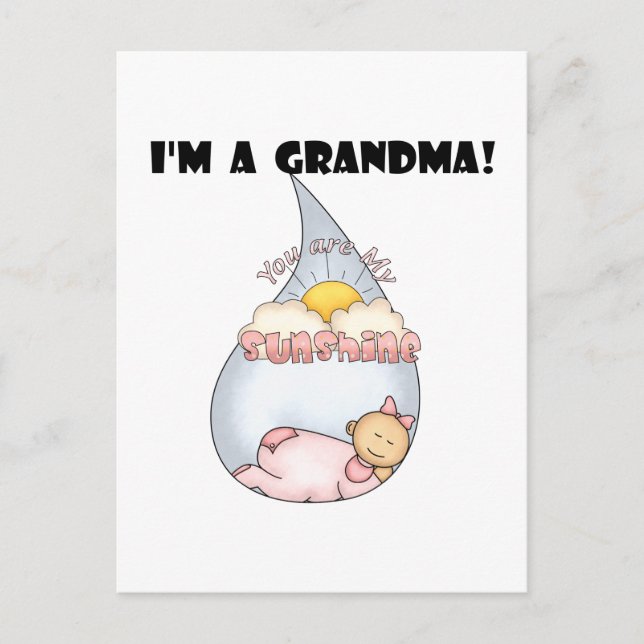 Carte Postale Sunshine de grand-mère - Chemises et cadeaux pour  (Devant)